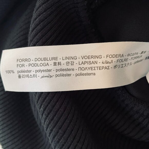 Zara Scuba Black Fitted Neoprene -Effect Jacket - Picture 13 of 16